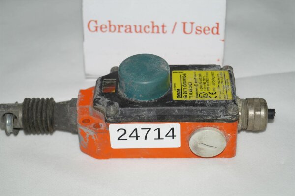 Steute 71.0.42.3.03   EEx Zs 71 1Ö/1S WVD-A    Ex Seilzug-Notschalter  71042303