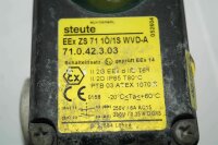 Steute 71.0.42.3.03   EEx Zs 71 1Ö/1S WVD-A    Ex Seilzug-Notschalter  71042303