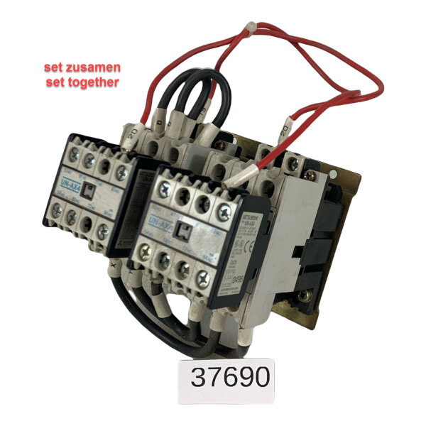 SET ZUSAMMEN! Mitsubishi UN-AX4 Hilfsschütz Schütz