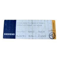 SIEMENS 3WX3151-1J600 Abrufmagnet 753400