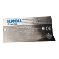 KNOLL TF40-95/22330 Kreiselpumpe Pumpe