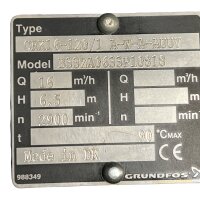 GRUNDFOS CRK16-120/1 A-W-A-AUUV Tauchpumpe Eintauchpumpe Pumpe