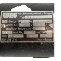 WEG 24V 20 min EPG 041 Getriebemotor Gearbox EPG041