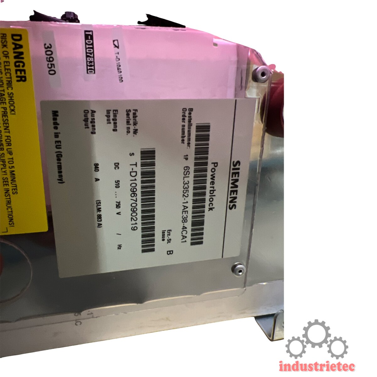 SIEMENS Powerblock 6SL33521AE384CA1 Power Block, 12.000,00