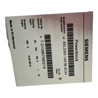 SIEMENS Powerblock 6SL3352-1AE38-4CA1 Power Block