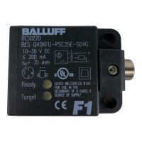 BALLUFF BES0220 Induktiver Sensor BES Q40KFU-PSC35E-S04G