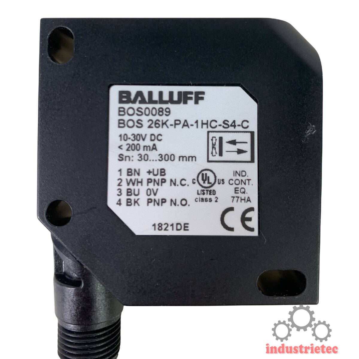 BALLUFF BOS0089 BOS 26K-PA-1HC-S4-C Optoelektronischer Sensor, 200,00