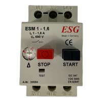 ESG ESM1-1,6 Motorschutzschalter