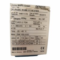 DEMAG DC-ProDC 10400 1/1 H5 V12/3 Elektrokettenzug Kettenzug