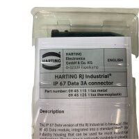 Harting IP 61 Data 3A Connecter Stecker 094511511xx