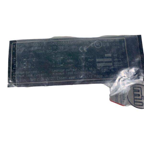 ifm electric IGS208 IGC008BASKG/M/US Induktiver Sensor