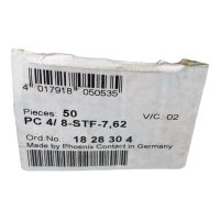 SET INHALT 18 STÜCKE Phoenix Contact PC 4/8-STF-7,62...