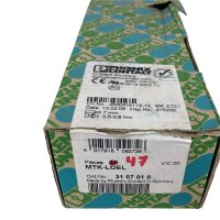 SET INHALT 47 STÜCK Phoenix Contact MTK-LOEL Durchgangsklemme Reihenklemme Klemme 3107010