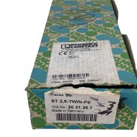 SET INHALT 34 STÜCK Phoenix Contact ST 2,5-TWIN-PE Schutzleiterklemme 3031267