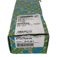 SET INHALT 44 STÜCK Phoenix Contact ST 2,5-TWIN-PE Schutzleiterklemme 3031267