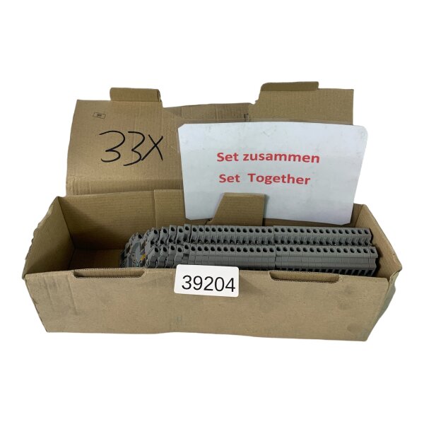 SET INHALT 33 STÜCK Phoenix Contact UTTB 2,5-LA 230 Doppelstockklemme 3044115
