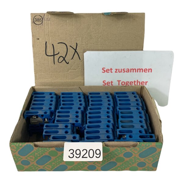SET INHALT 42 STÜCK Phoenix Contact UKN 6 N BU Durchgangsklemme Reihenklemme Klemme 3024041