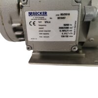 BECKER 0,18KW VT4.4 Drehschieber Vakuumpumpe 4,1m³/h