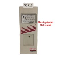 NICHT GETESTET! KEB 07.F4.S0C-M220 Frequenzumrichter 1,6KVA