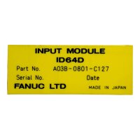 FANUC ID64D A03B-0801-C127 Input Module
