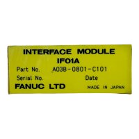FANUC IFO1A A03B-0801-C101 Interface Module