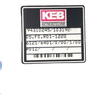 KEB COMBIVERT 05.F0.R01-1228 Frequenzumrichter 0,9KVA