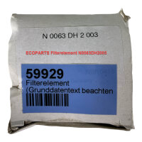 ECOPARTS N 0063 DH 2 003 Filterelement 59929