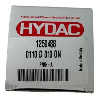 HYDAC 1250488 0110D0100N Filterelement Filter