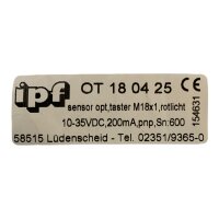 ipf OT 180425 Sensor