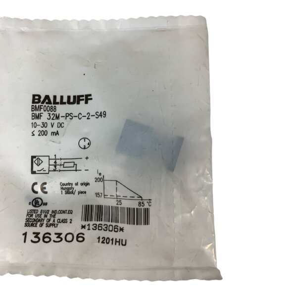 BALLUFF BMF0088 magnetic Sensor BMF 32M-PS-C-2-S49