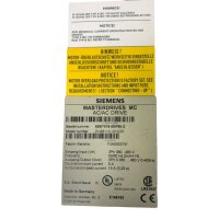 SIEMENS 6SE7015-0EP50-Z Masterdrives MC Umrichter...