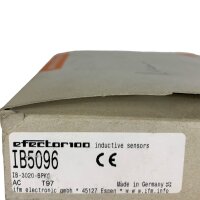 IFM efector 100 IB5096 induktiver Sensor IB-3020-BPKG