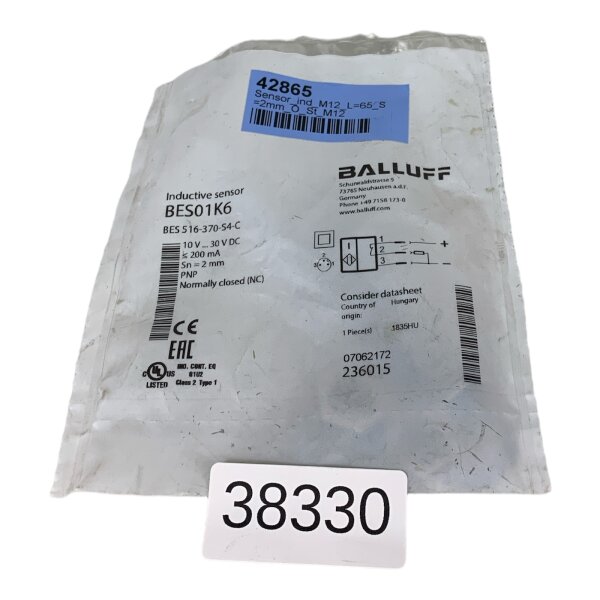 Balluff BES01K6  BES 516-370-S4-C induktiver Sensor