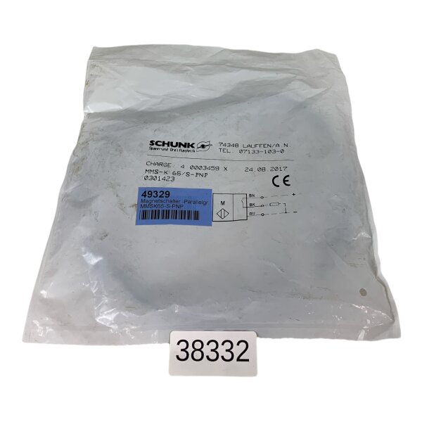 SCHUNK MMSK65-S-PNP Elektronischer Magnetschalter Schalter 0301423