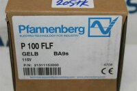 Pfannenberg P 100 FLF industrie Signalleuchte P100FLF gelb  115v Blinking Light