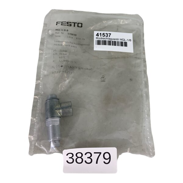 FESTO HGL-18-B Rückschlagventil Ventil 530030