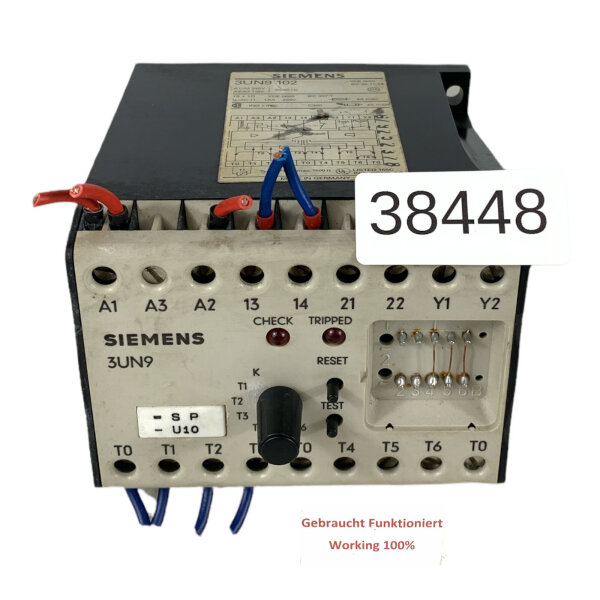 Siemens 3UN9 102 Sicherheitsrelais Relais 3UN9102