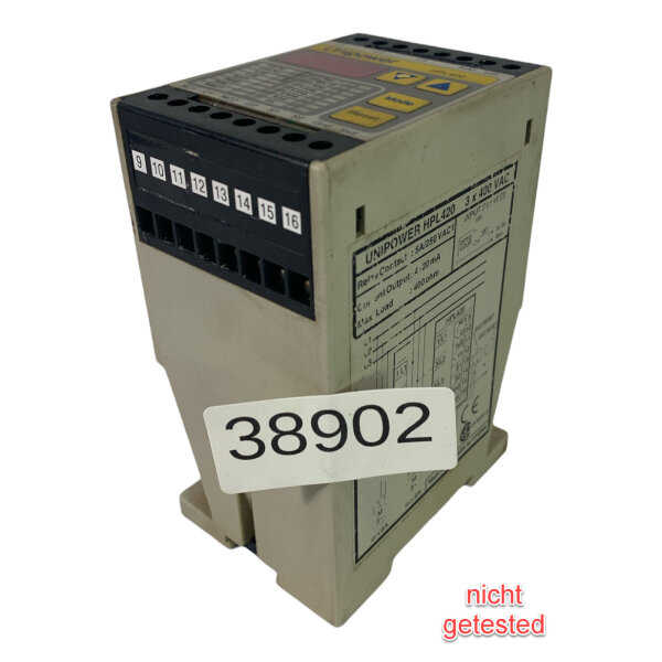 Unipower HPL420 Leistungskontrollmodul NICHT GETESTET!
