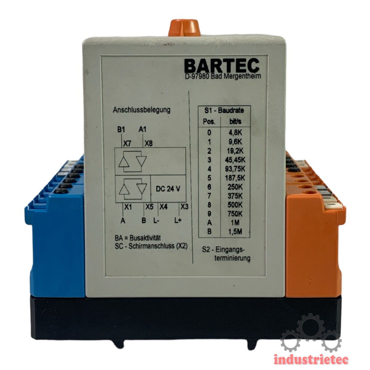 BARTEC 07731197WPK1E1 Profibus Koppler RS485