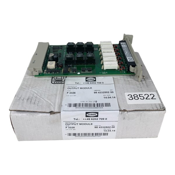 HIMA F3325 Output Module 98433250200