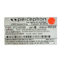 Perceptron 912-0029E Rev R Tricam Surface Sensor 99236