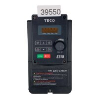 TECO E510 E510-402-H3F Frequenzumrichter 1PH-220V-0,75kW