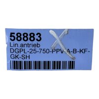 FESTO DGPL-25-750-PPV-A-B-KF-GF-SH-D2 175134 Linear Antrieb