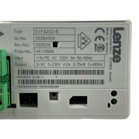 Lenze EVF8202-E 00384004 Frequenzumrichter 0,75 KW