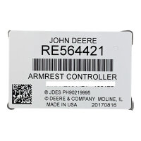 John Deere RE564421 Armrest Controller