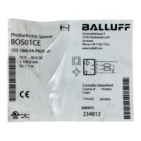 BALLUFF BOS01CE Photoelectric Sensor BOS18M-PA-PR20-S4