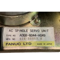 FANUC A06B-6044-H049 AC Spindle Servo Unit
