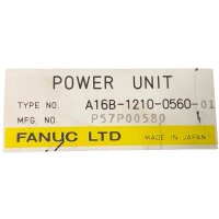 FANUC A16B-1210-0560-01 Power Supply Netzteil