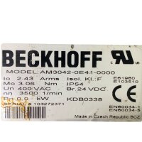 BECKHOFF AM3042-0E41-0000 Servomotor