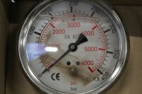 Wika en 837 Manometer Analog 0? 400 bar 1/2 100 Mm